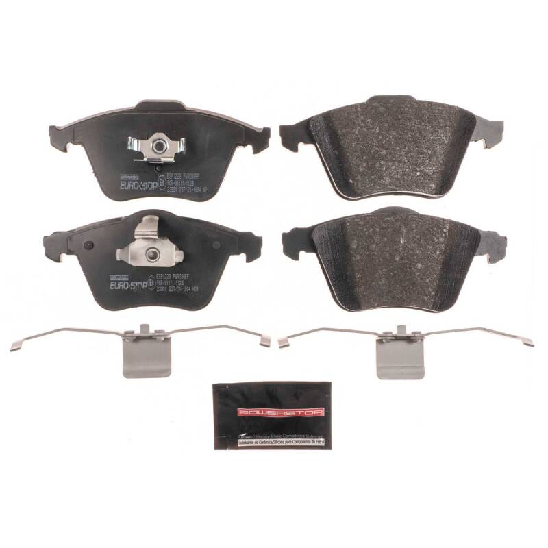 PowerStop Power Stop 10-11 Volvo V50 Euro-Stop ECE-R90 Front Brake Pads