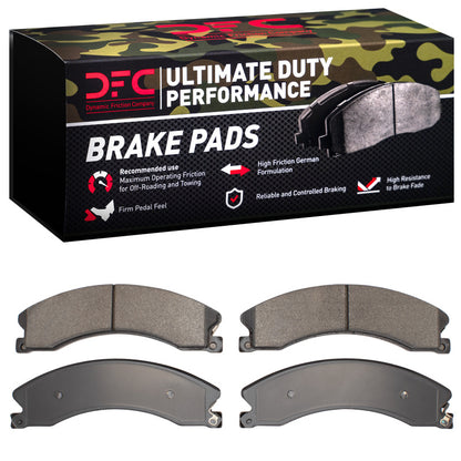 DFC 09-24 Chevrolet Silverado 2500 HD/2500 HD Classic Rear/Front Ultimate Duty Perf Brake Pads