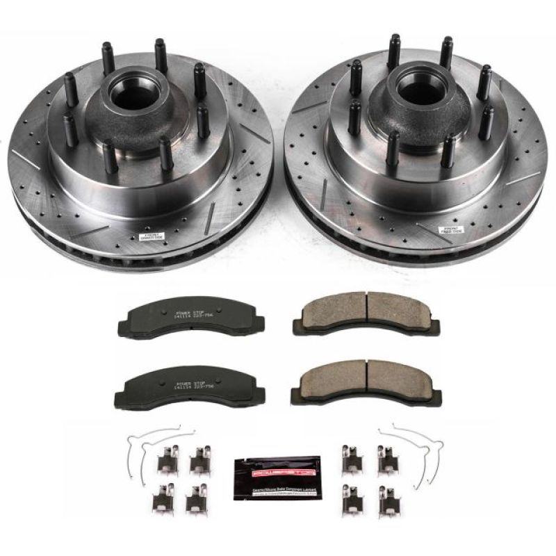 PowerStop Power Stop 03-04 Ford F-350 Super Duty Front Z23 Evolution Brake Kit