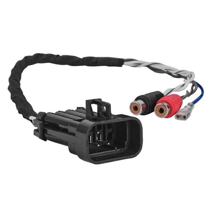 DS18 Plug and Play Harness For OEM Ride Command For 2-CH RCA Audio Signal and Remote Turn-on