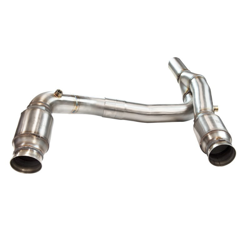 Kooks Headers Kooks 2007+ Jeep Wrangler JK w/LS Swap 3in Catted SS Y-Pipe Kooks Headers Required
