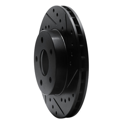 R1 Concepts R1 85-91 Buick Skylark Front Right Drilled & Slotted Black Brake Rotor