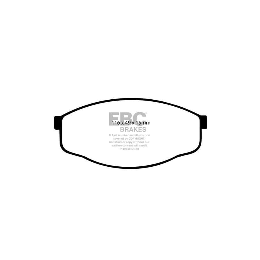 EBC PDKF2286 Toyota Cressida Ultimax Front Brake Pad & Plain Disc Kit 2 | ML Performance UK Car Parts