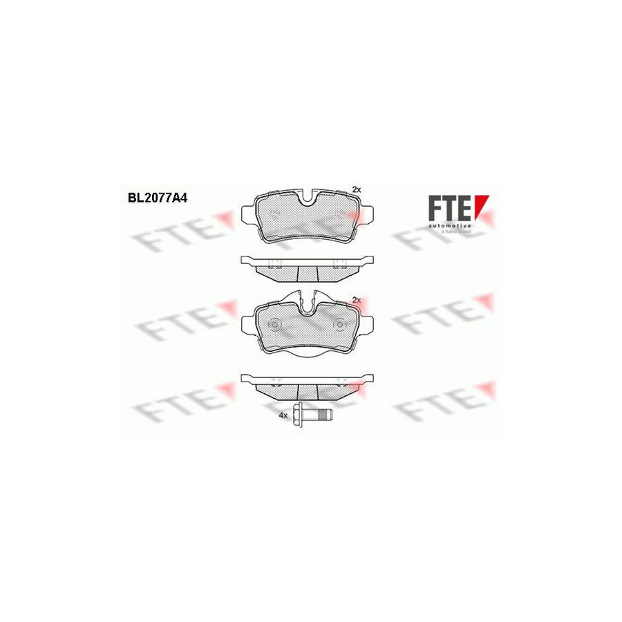 FTE Bl2077A4 Brake Pad Set