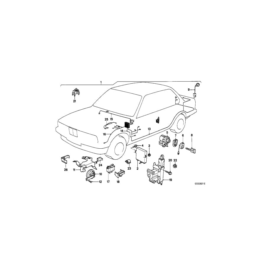 Genuine BMW 65751368903 E28 E24 E30 Cover (Inc. 325ix, 318i & 320is)