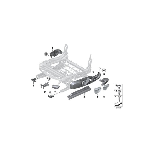 Genuine BMW 52107240136 F25 F36 F23 Bracket, Control Unit (Inc. X3 30dX)