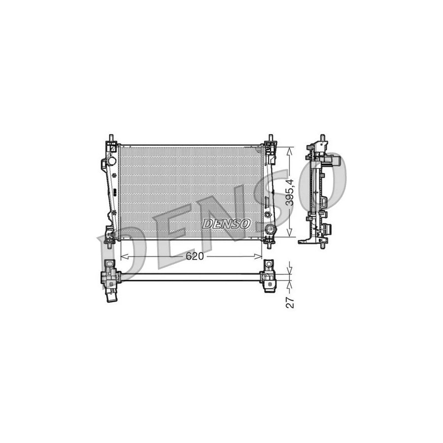 DENSO DRM01006 Engine Radiator for Alfa Romeo Giulietta Hatchback (940)