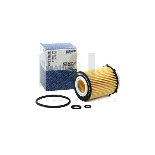 MAHLE ORIGINAL OX 982D Oil Filter Filter Insert