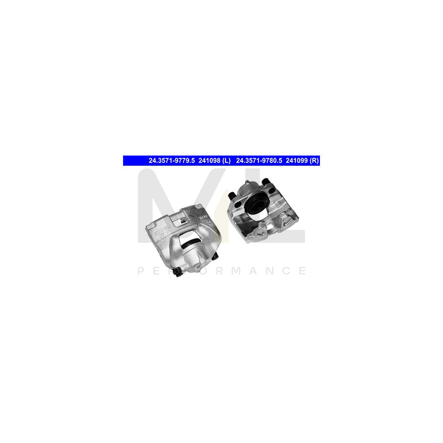 ATE 24.3571-9779.5 Brake Caliper without holder