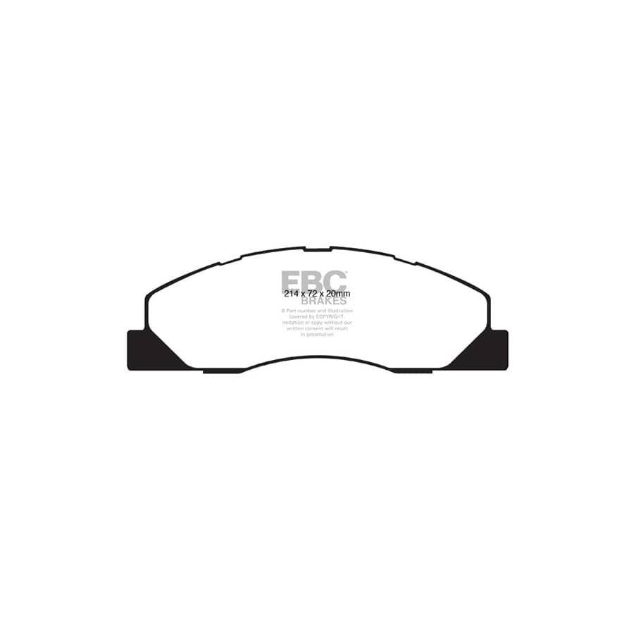 EBC PD01KF458 Dodge Ram Trucks Greenstuff Front Brake Pad & Plain Disc Kit  (Inc. Ram 2500 & 3500) 2 | ML Performance UK Car Parts
