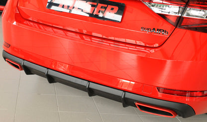 Rieger 00079044 Skoda 3T 3V Superb III Rear Diffuser 3 | ML Performance UK Car Parts