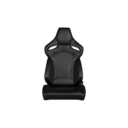 BRAUM Orue Series Racing Seats (Black Leatherette) – Pair