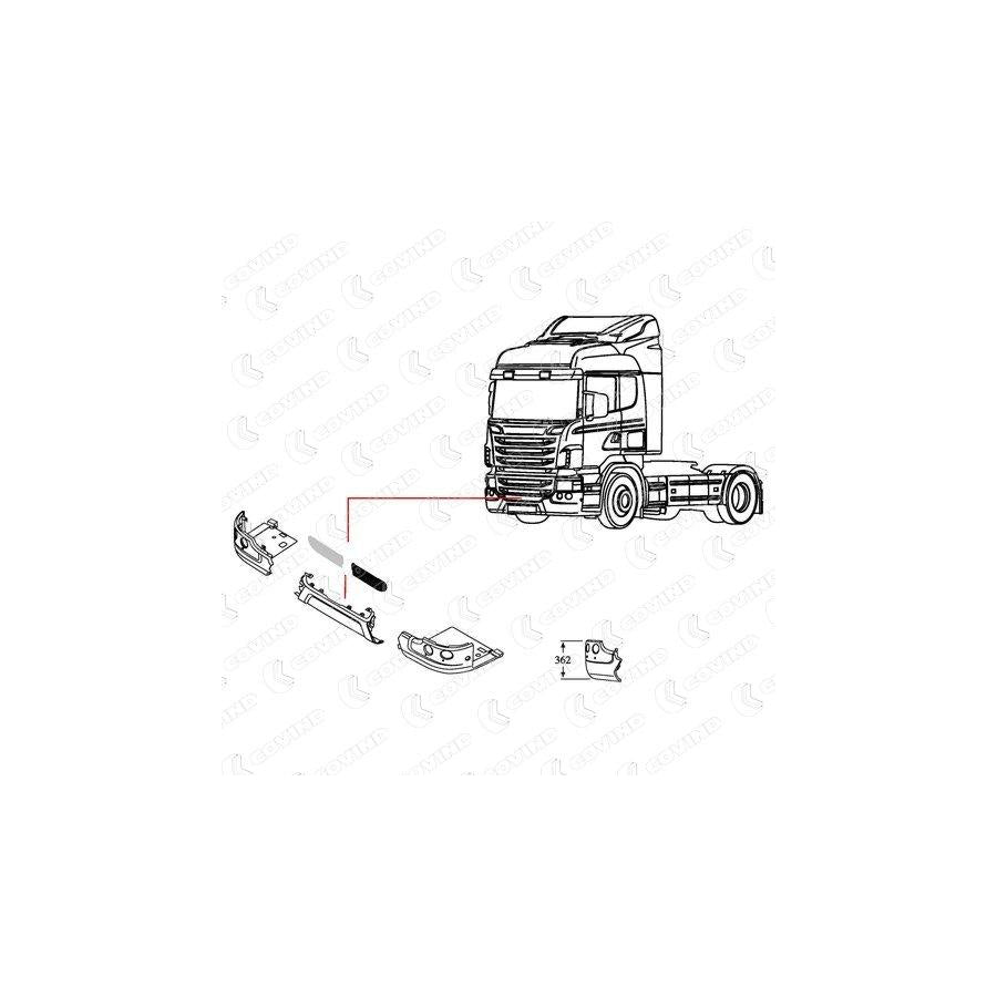 Covind 146/133 Radiator Grille