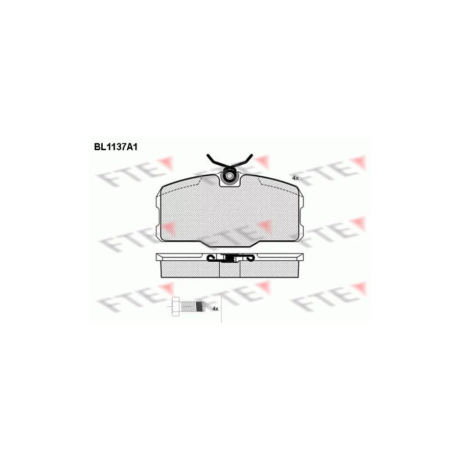 FTE Bl1137A1 Brake Pad Set