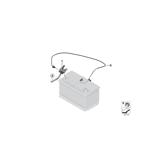 Genuine BMW 61129387544 F87 F21 F23 Rep.Cable Ibs (Inc. M240iX)