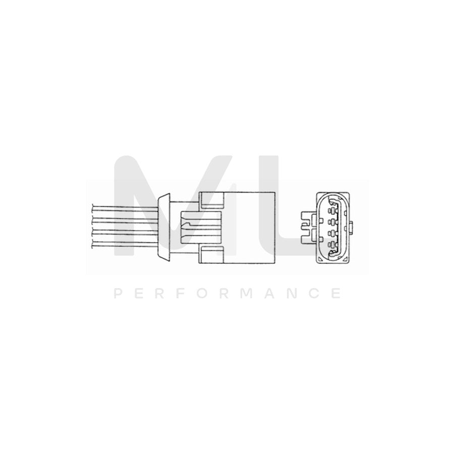 NTK Lambda Sensor / O2 Sensor (NGK 0429) - OZA341-RV2 | ML Car Parts UK | ML Performance