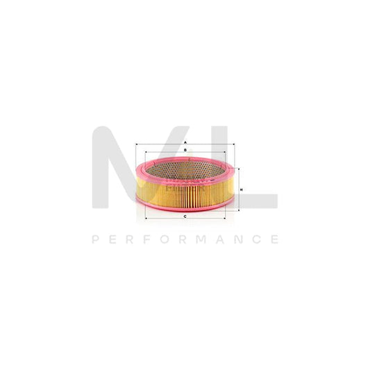 MANN-FILTER C 2545/1 Air Filter for NISSAN Terrano I Off-Road (WD21) Filter Insert