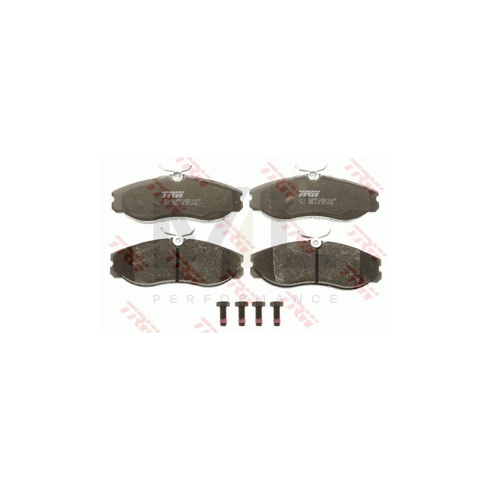 TRW Cotec Gdb1113 Brake Pad Set Not Prepared For Wear Indicator, With Brake Caliper Screws, With Accessories