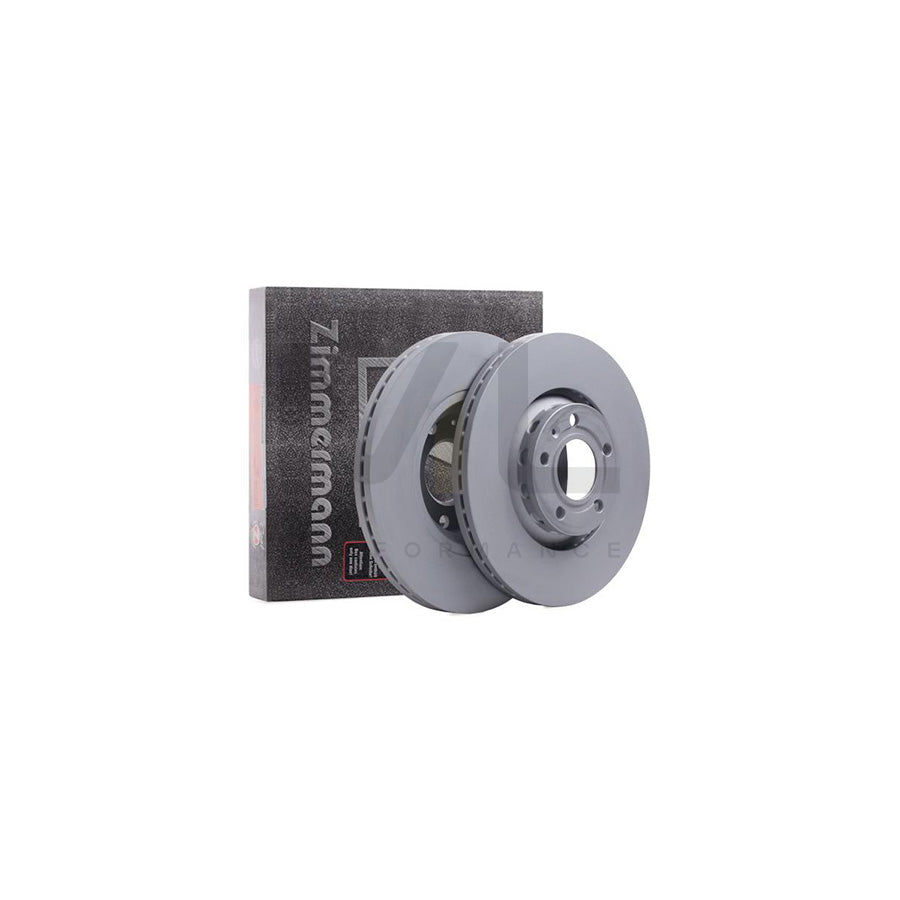 ZIMMERMANN COAT Z 100.1242.20 Brake Disc Externally Vented, Coated, High-carbon  - 1 piece