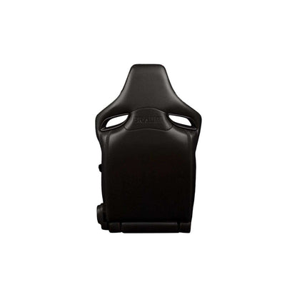 BRAUM Orue-S Series Sport Reclinable Seats (Black Leatherette Grey Plaid) – Priced Per Pair