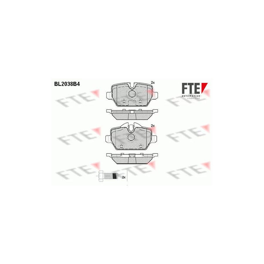 FTE 9010624 Brake Pad Set
