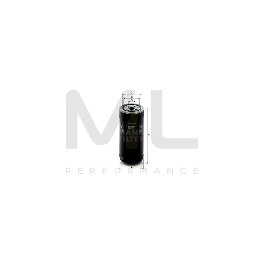 MANN-FILTER W 962/32 Oil Filter Spin-on Filter