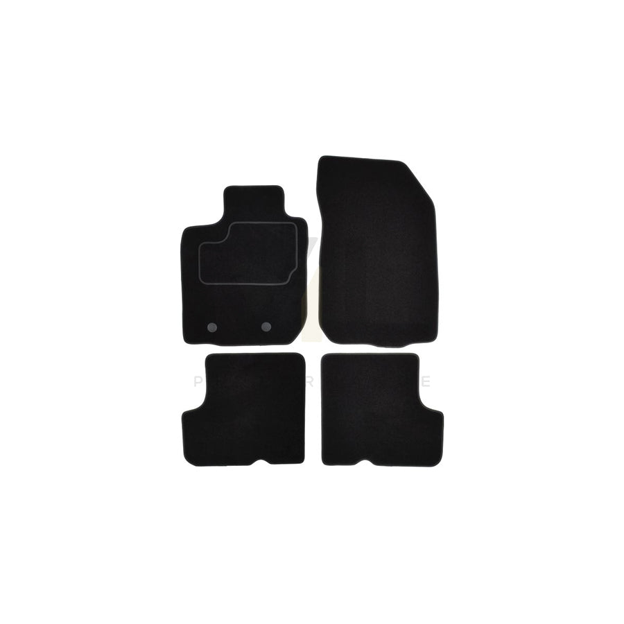 MAMMOOTH A041 DAC16 PRM 01 Floor mat set for DACIA Duster Off-Road Textile, Front and Rear, Quantity: 4, Black