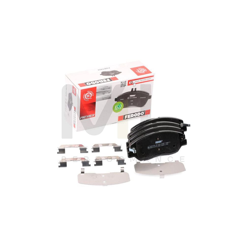 Ferodo Premier Eco Friction FDB4111 Brake Pad Set With Acoustic Wear Warning, With Accessories