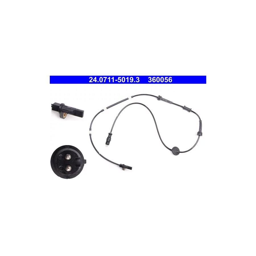 ATE 24.0711-5019.3 Abs Sensor for Fiat Brava