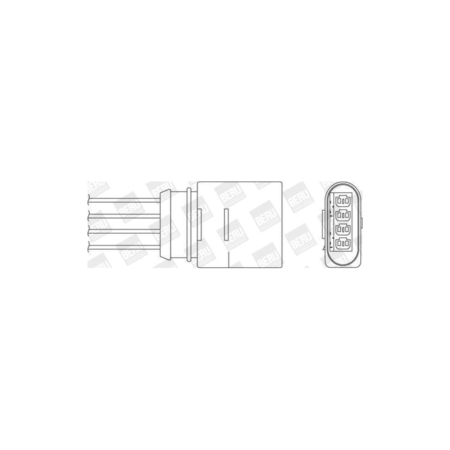 Beru Ozh128 Lambda Sensor