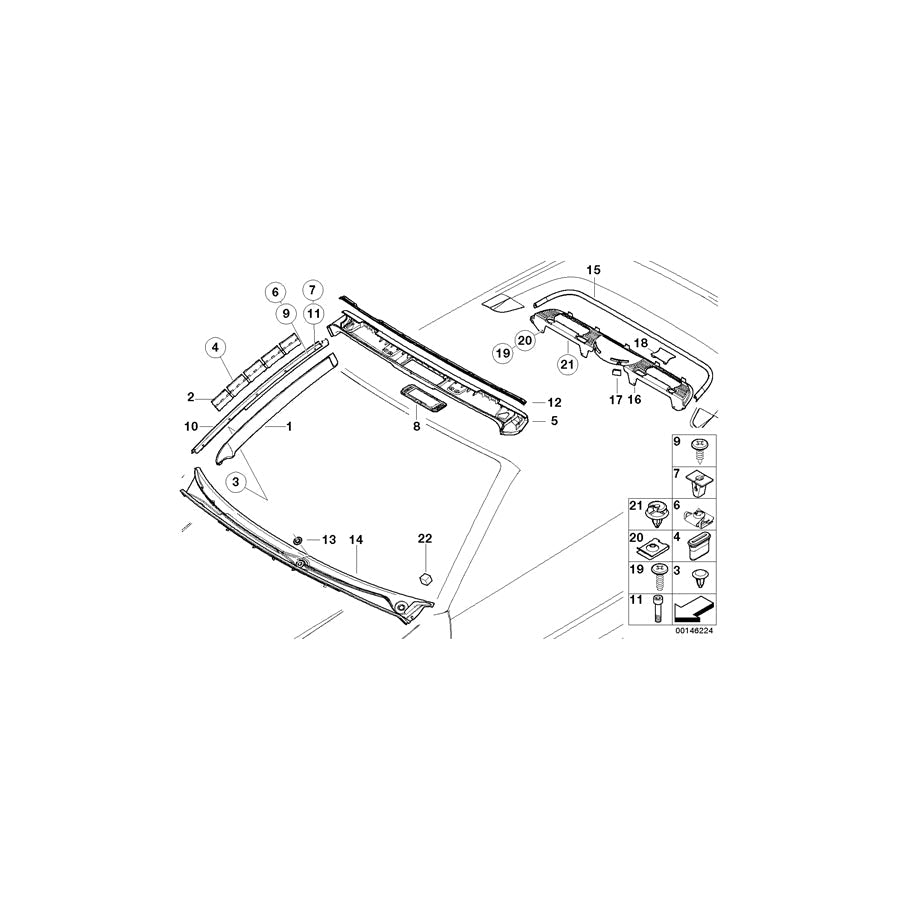 Genuine BMW 51438204235 F56 F55 E46 Spacer 25X25X24mm (Inc. 330Cd, One Eco & X5 3.0d)