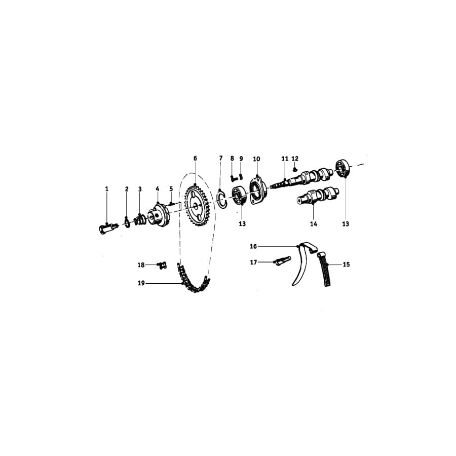 Genuine BMW 07119951414 Woodruff Key 2,5X3,7 (Inc. R50/5, R25/2 & R24)