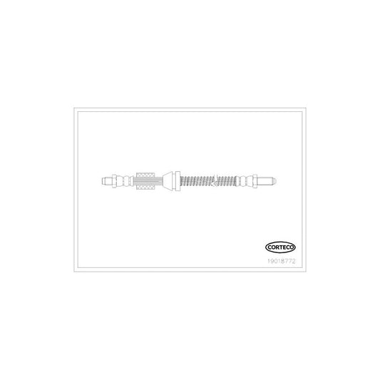 Corteco 19018772 Brake Hose for Ford Fiesta
