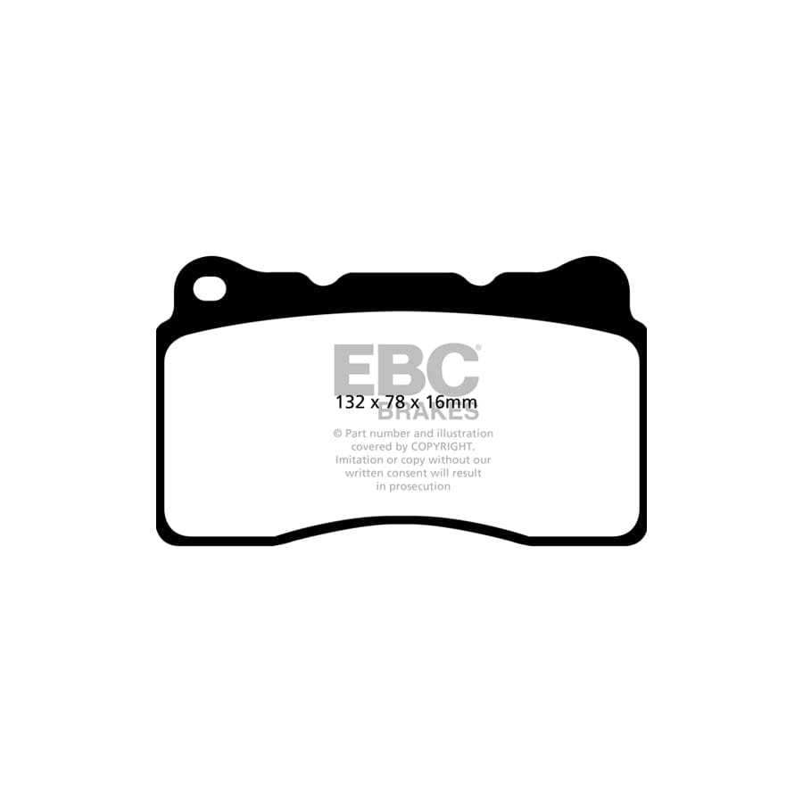 EBC PD04KF1264 Cadillac CT6 Bluestuff Front Brake Pad & Plain Disc Kit 2 | ML Performance UK Car Parts