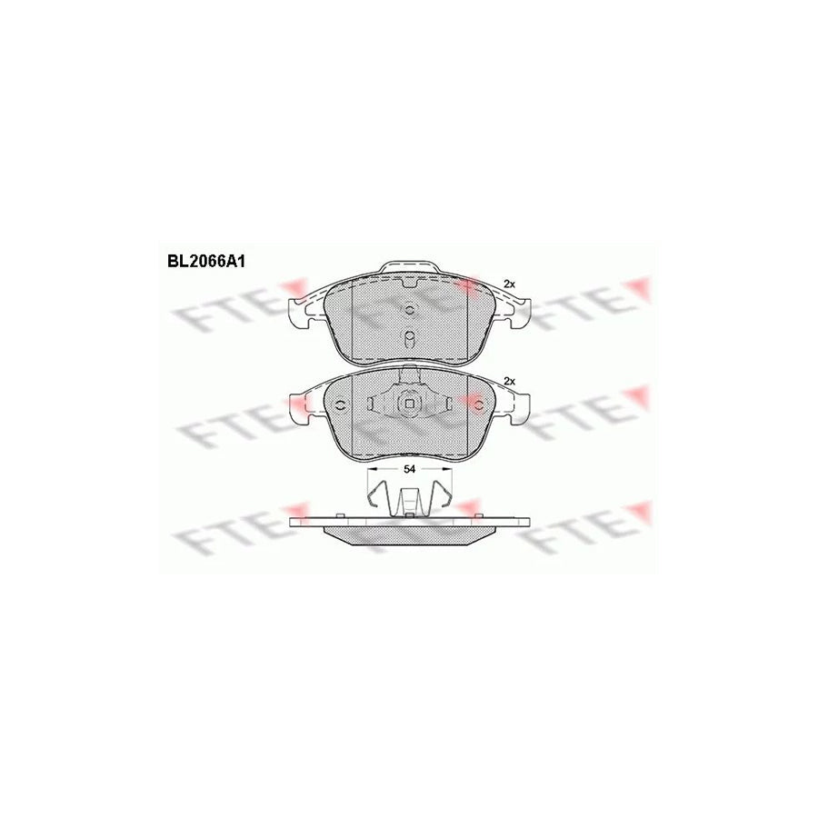 FTE 9010649 Brake Pad Set