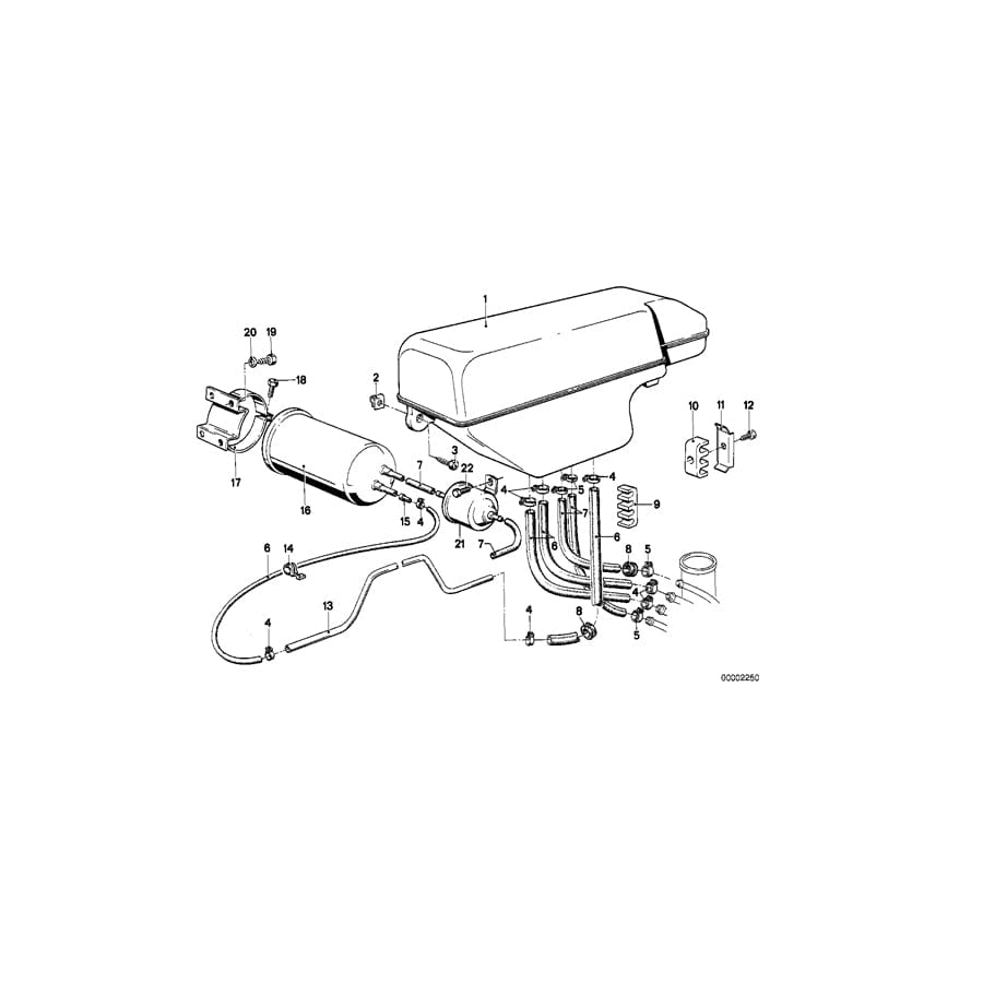 Genuine BMW 11631708979 E23 Non-Return Valve (Inc. 745i)