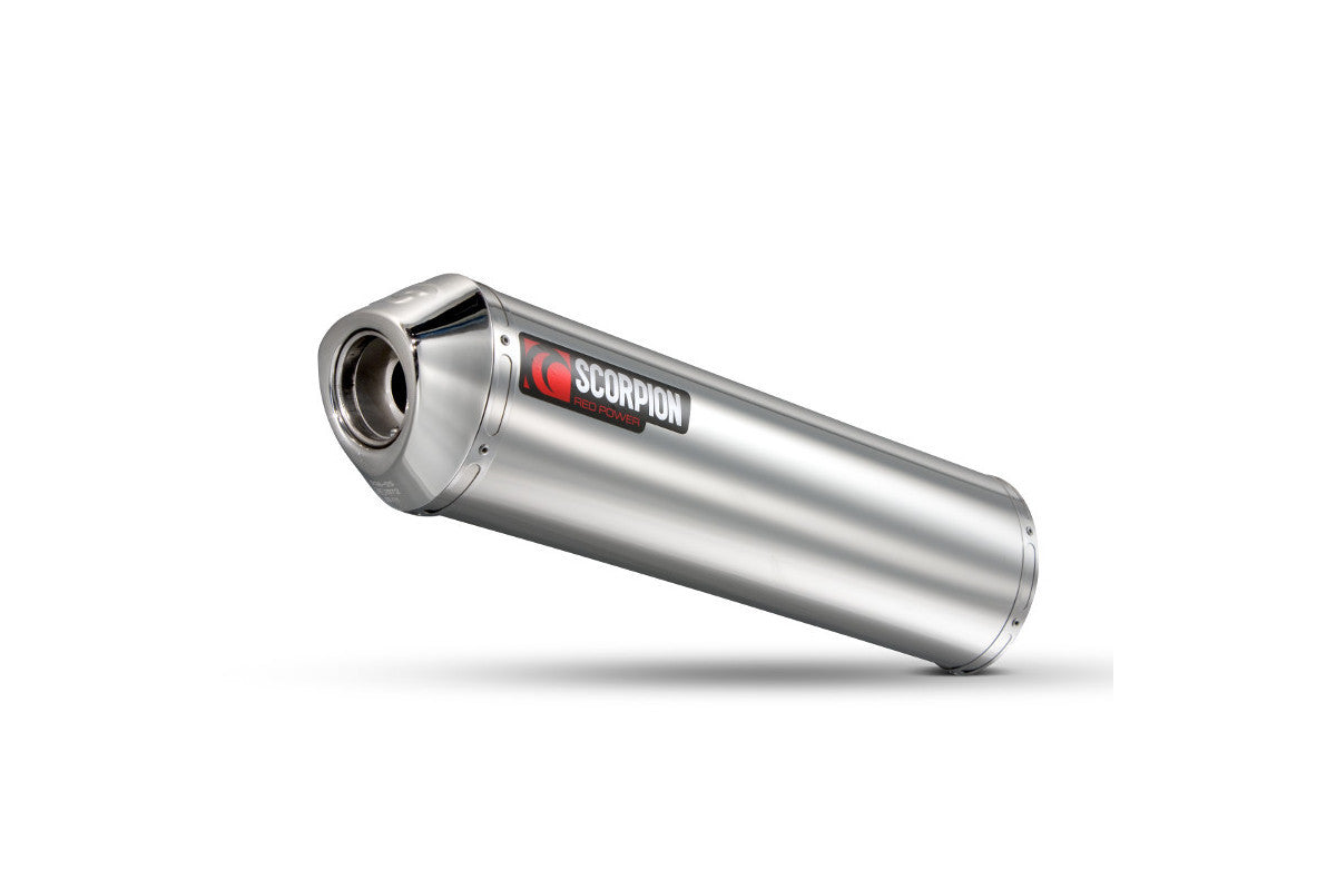 Scorpion EYA52SEM Yamaha XJR1300 Factory Round Slip-On (Pair) - Polished Stainless Steel Sleeve | ML Performance UK UK