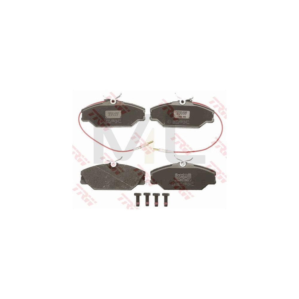 TRW Cotec Gdb1030 Brake Pad Set Incl. Wear Warning Contact, With Brake Caliper Screws, With Accessories