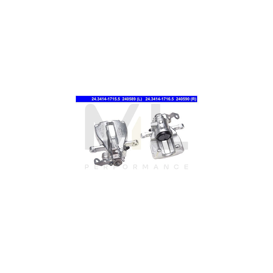 ATE 24.3414-1716.5 Brake Caliper without holder