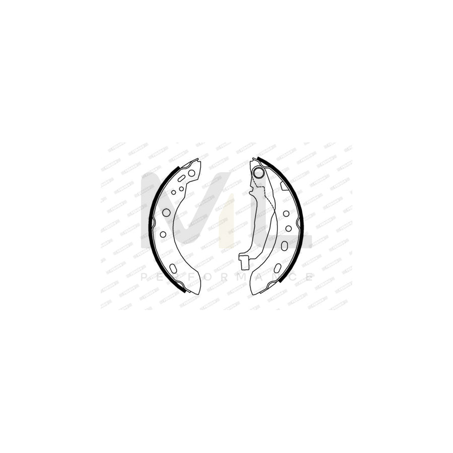 Ferodo Premier FSB640 Brake Shoe Set for Nissan Micra II Hatchback (K11)