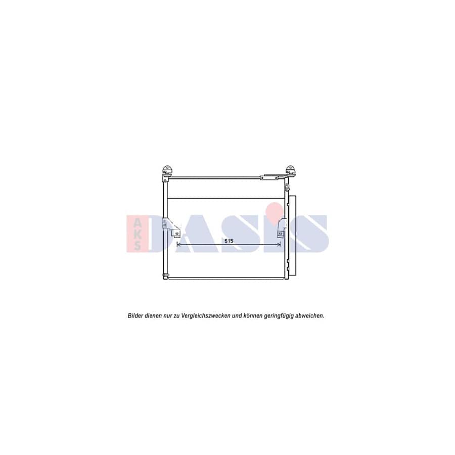 AKS Dasis 212092N Air Conditioning Condenser for Toyota Land Cruiser Prado 150 (J150)
