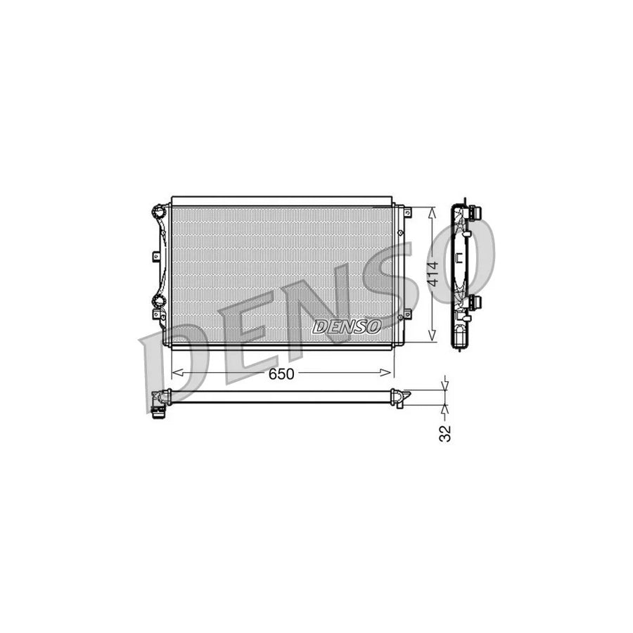 DENSO DRM32015 Engine Radiator