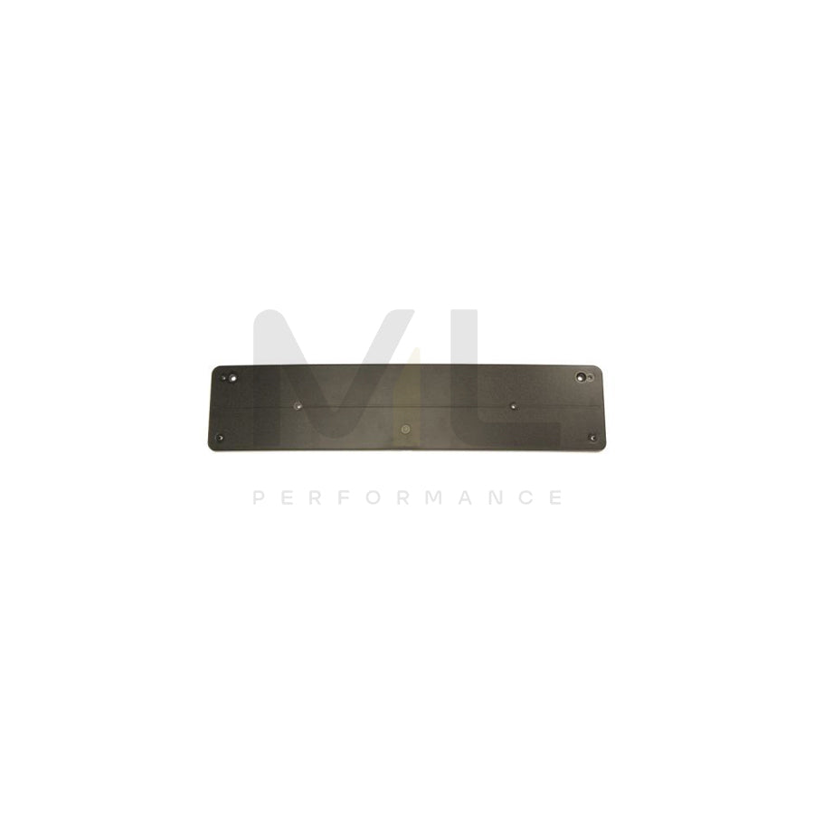 BLIC 6509-01-3528921P Number plate holder suitable for MERCEDES-BENZ E-Class Front, Black, frameless