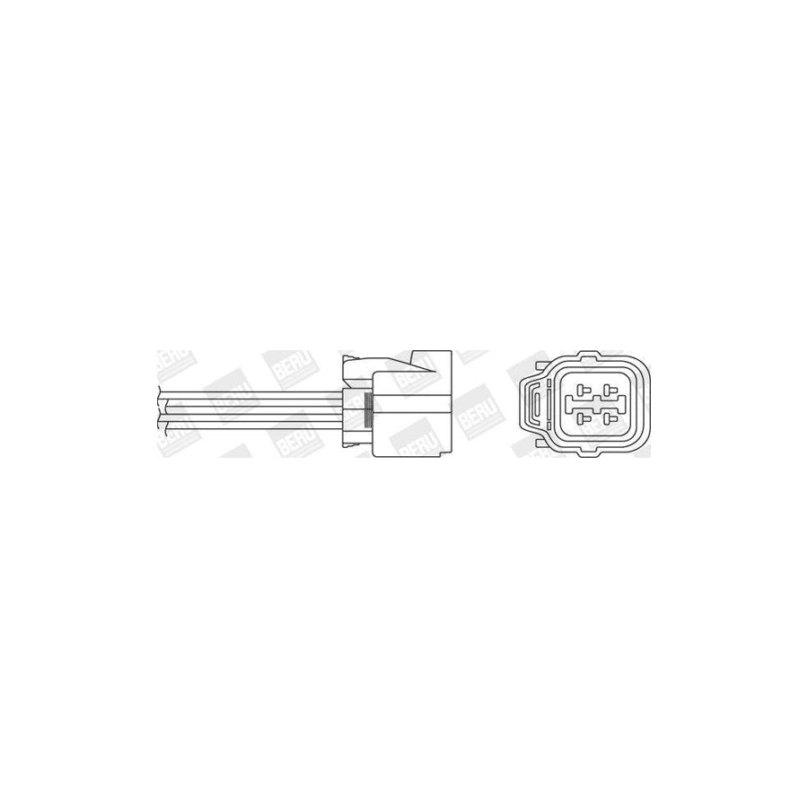 Beru Ozh120 Lambda Sensor