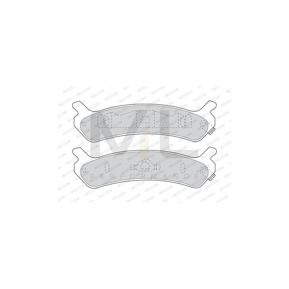 Ferodo Premier FDB1033 Brake Pad Set for Hyundai Sonata Incl. Wear Warning Contact