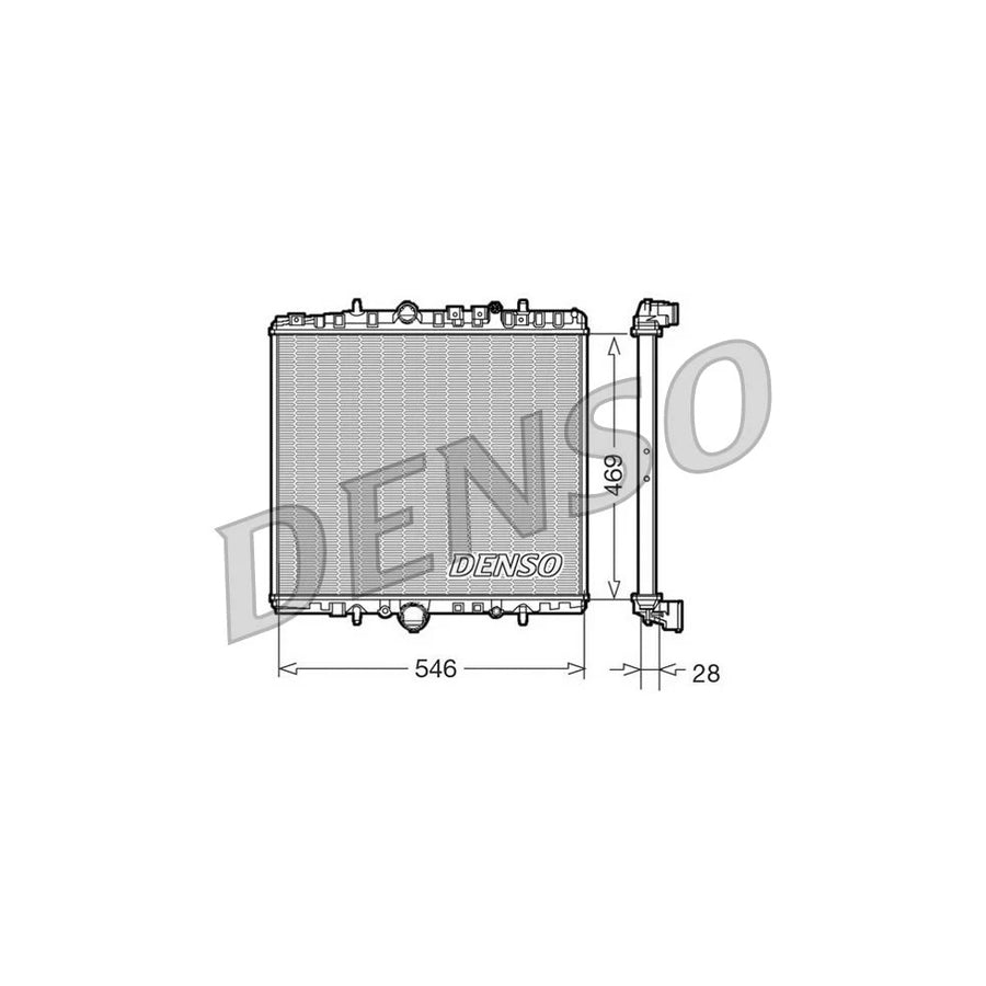 DENSO DRM07061 Engine Radiator