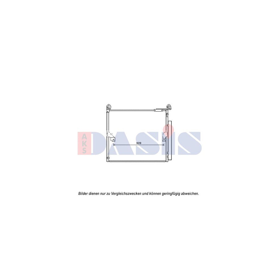 AKS Dasis 212093N Air Conditioning Condenser for Toyota Land Cruiser Prado 150 (J150)