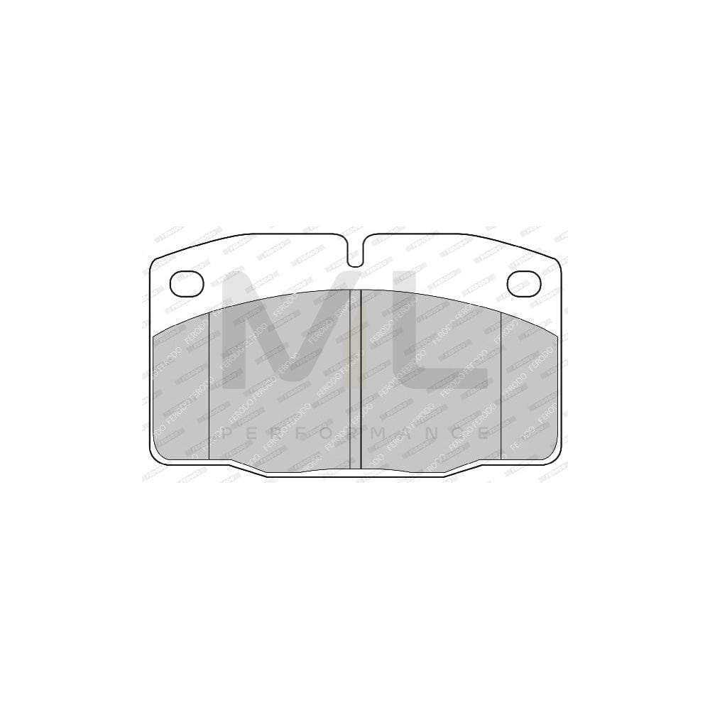 Ferodo FDB173C Brake Pad Set Premier, With Accessories