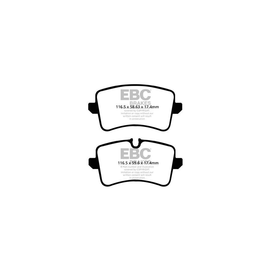 EBC PD40K2331 Audi A6 Ultimax Pad & Plain Disc Kit - TRW Caliper 3 | ML Performance UK Car Parts