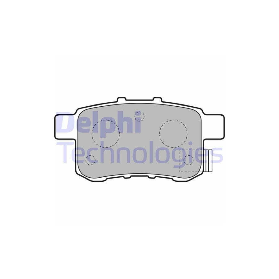 Delphi Lp2145 Brake Pad Set For Honda Accord